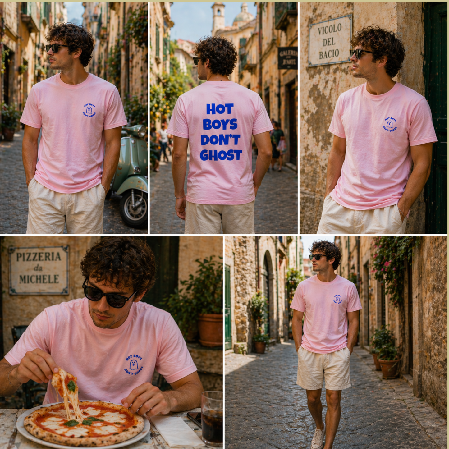 SHIRT ROSA MIT RÜCKENPRINT
